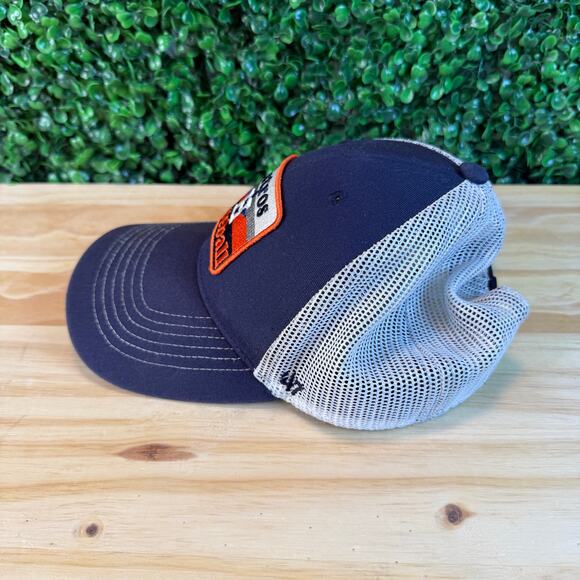 Kid Houston Astros '47 Navy Ramble MVP Trucker Snapback Hat Youth Cap - Picture 6 of 8